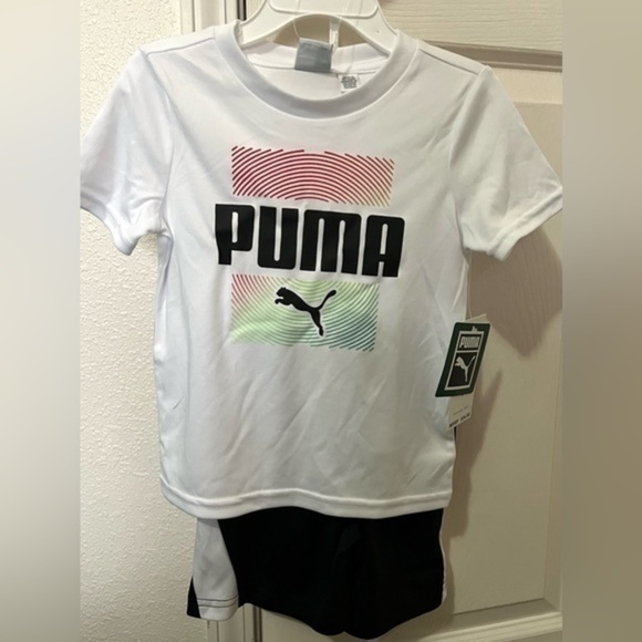 Puma matching shirt and shorts set. 2T NWT - Picture 2 of 5